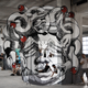Illustration for article titled This anamorphic Medusa painting is the coolest thing youll see all day